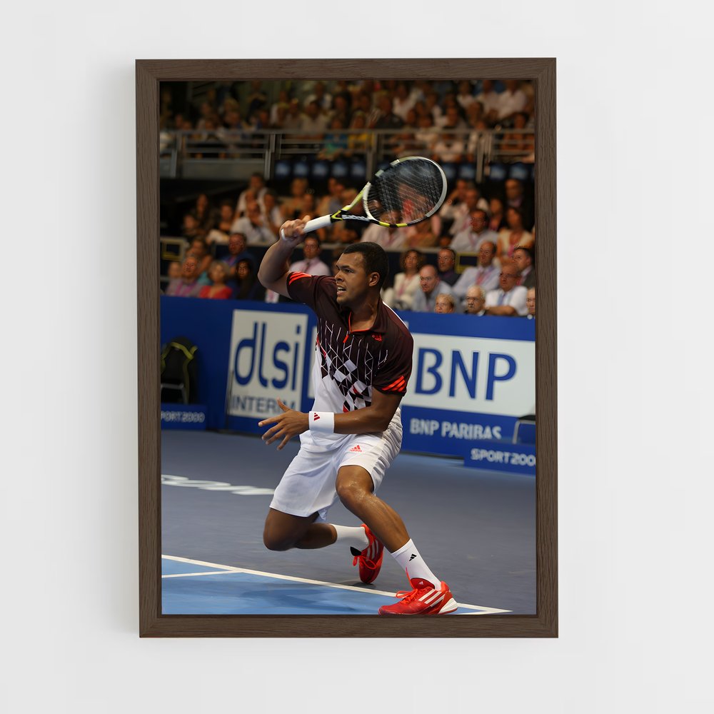 Poster tsonga smash – affiche Tennis (vue 5)